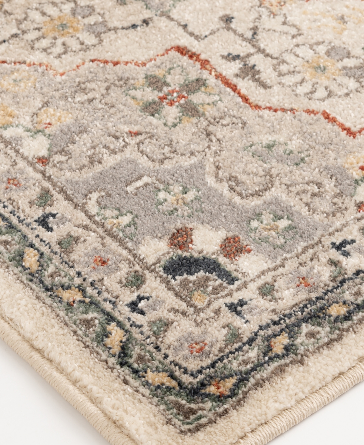 Mink Home Closeout! Km Home Poise Pse-7230 2'3" X 7'7" Runner Area Rug In Neutral