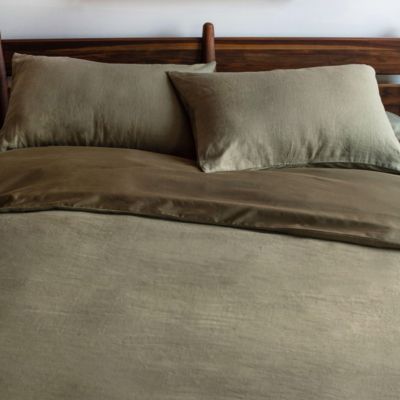 French Linen and Cotton Duvet & Sham Set - King/Cal King