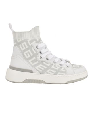 Women's Mannen Knit Hi-Top Lace-Up Fashion Sneakers
