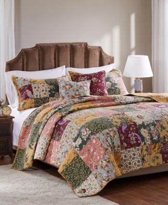 Greenland Home Fashions Antique Chic Authentic Patchwork Quilt Sets ...