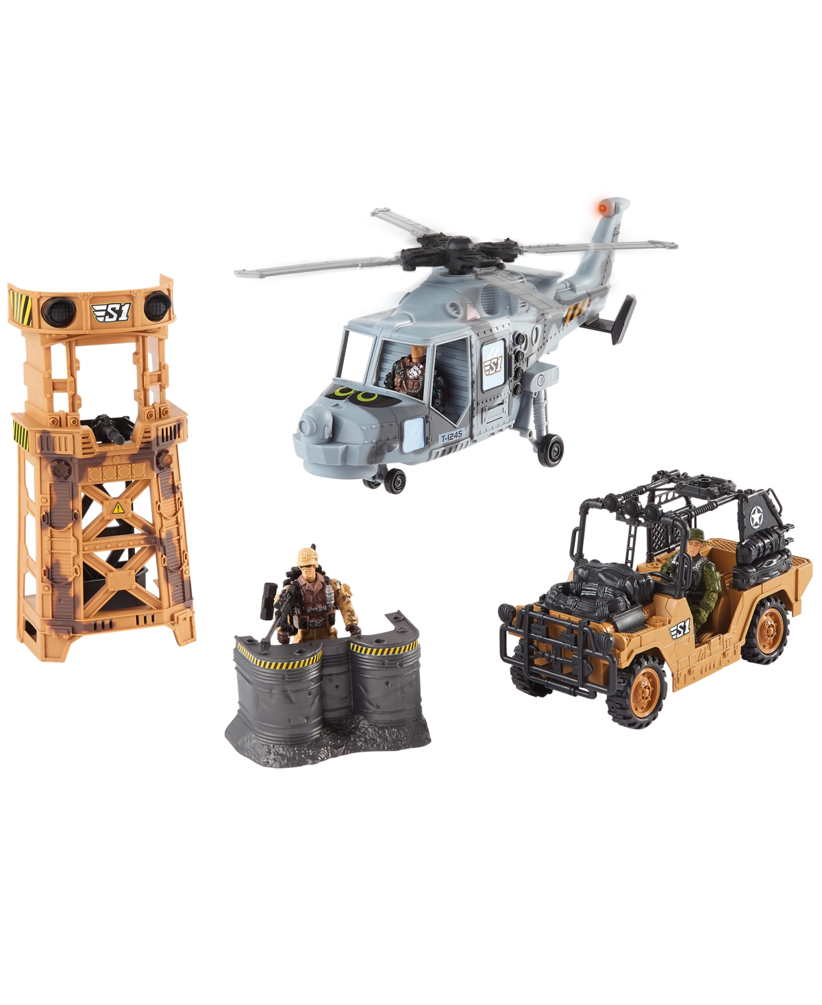 True Heroes Kids' Military-inspired Playset With Tower, Created For You By Toys R Us In Multi