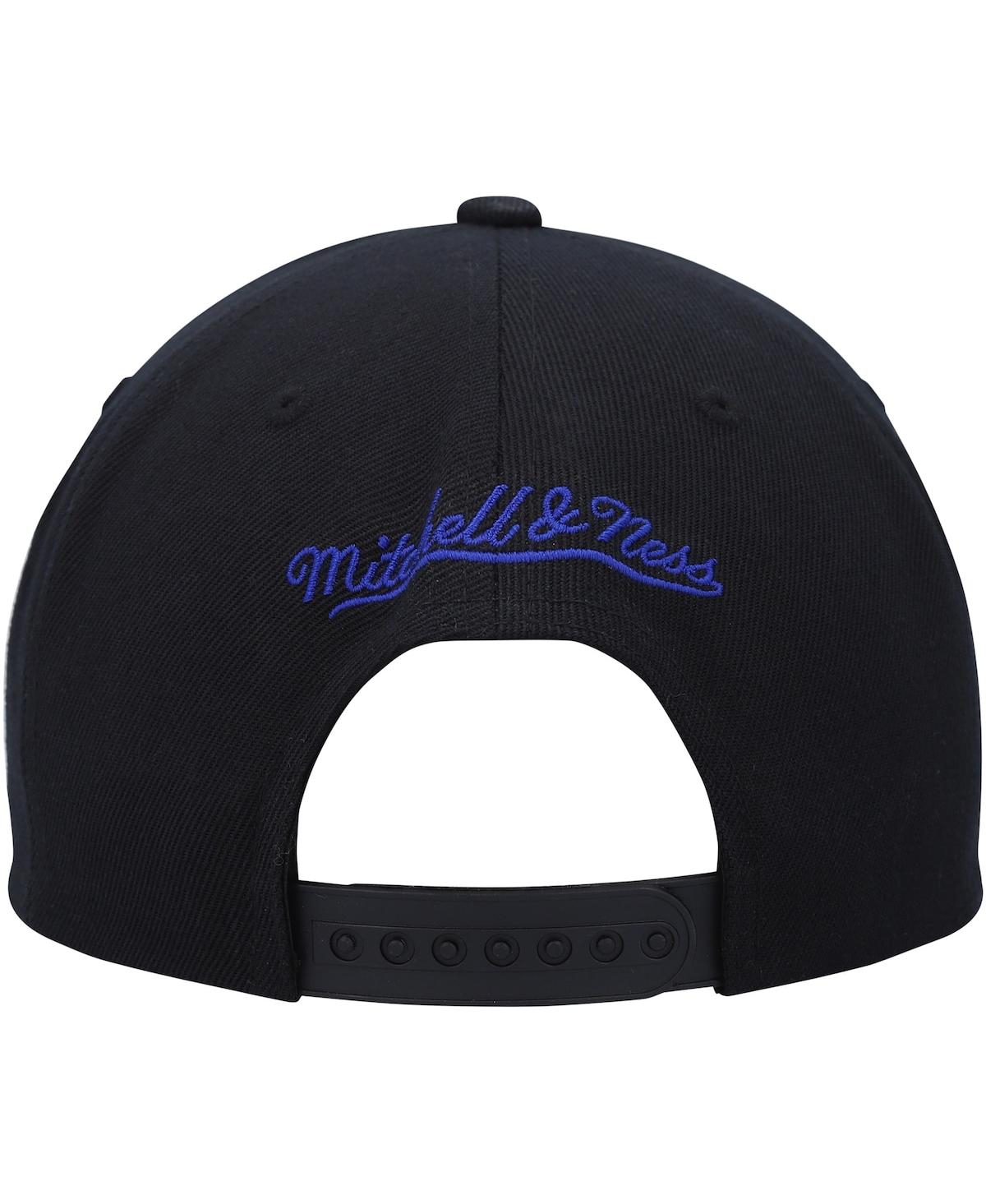 Mitchell & Ness Men's  Black Sacramento Kings Hardwood Classics Mvp Team Script 2.0 Snapback Hat In Black