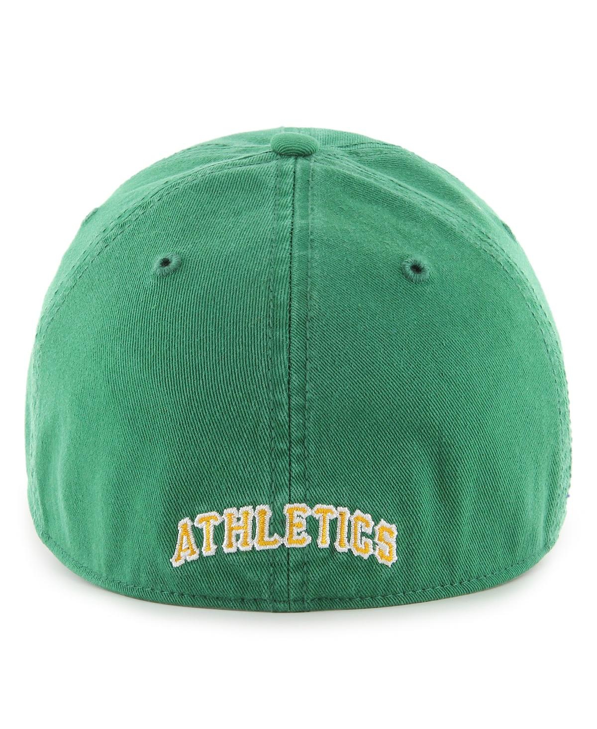 Shop 47 Brand Men's ' Green Oakland Athletics Cooperstown Collection Franchise Fitted Hat