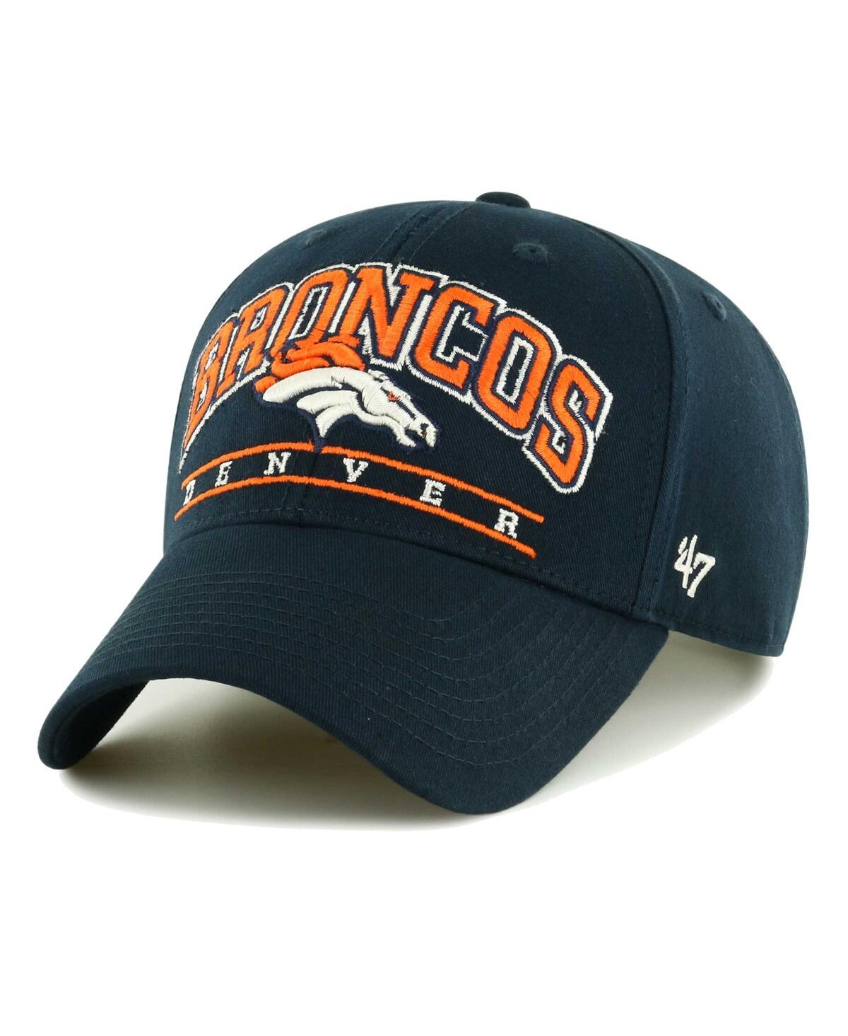 47 Brand Men's ' Navy Denver Broncos Fletcher Mvp Adjustable Hat
