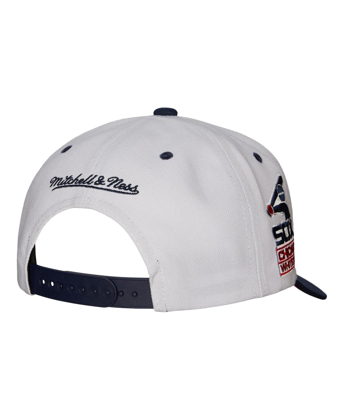 Mitchell & Ness Men's  White Chicago White Sox Cooperstown Collection Pro Crown Snapback Hat In White