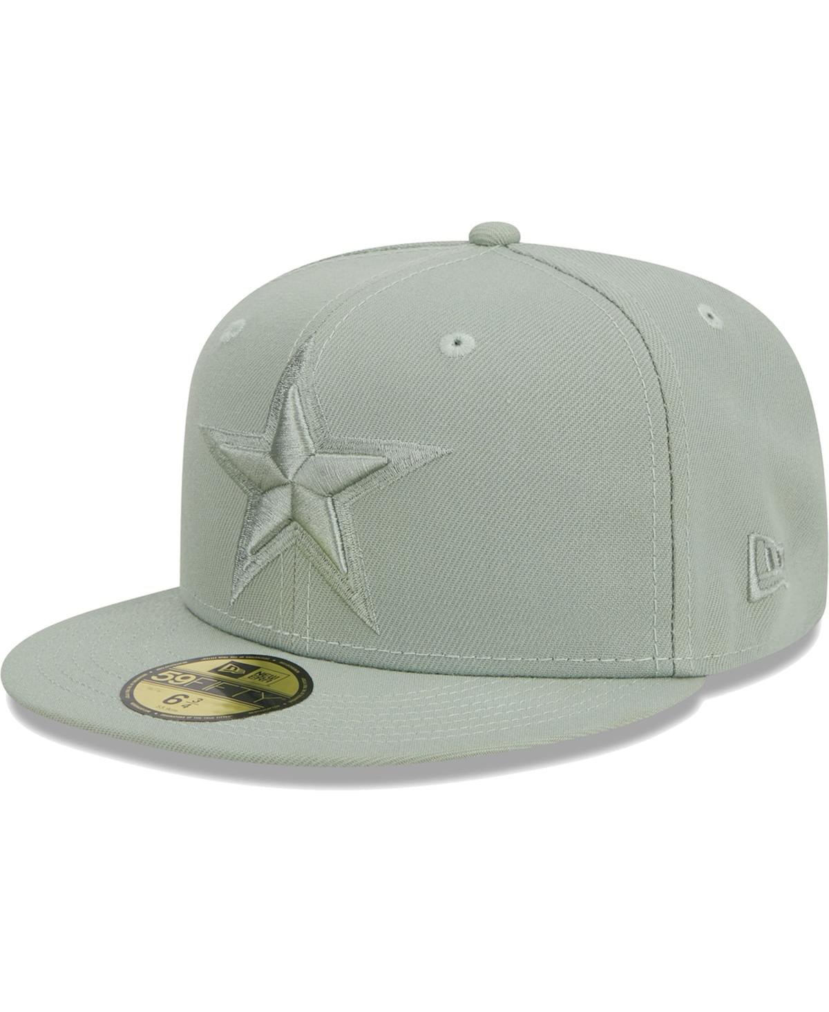 Shop New Era Men's  Green Dallas Cowboys Color Pack 59fifty Fitted Hat