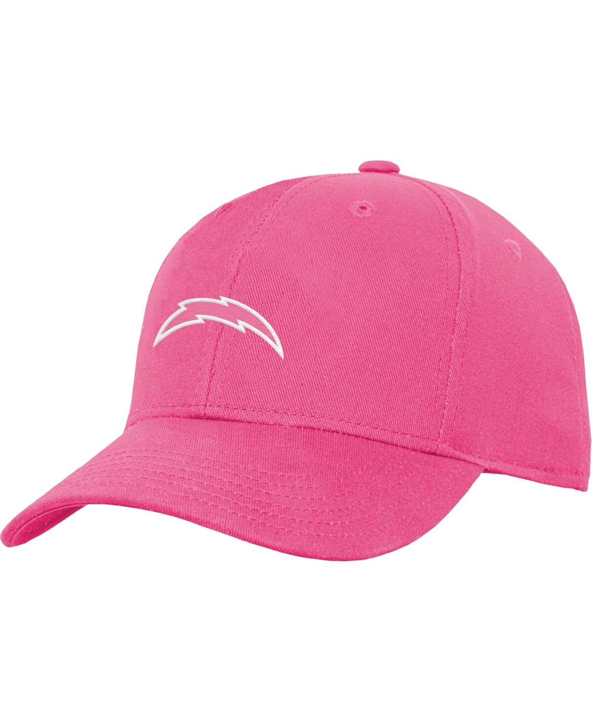 Outerstuff Kids' Big Girls Pink Los Angeles Chargers Adjustable Hat