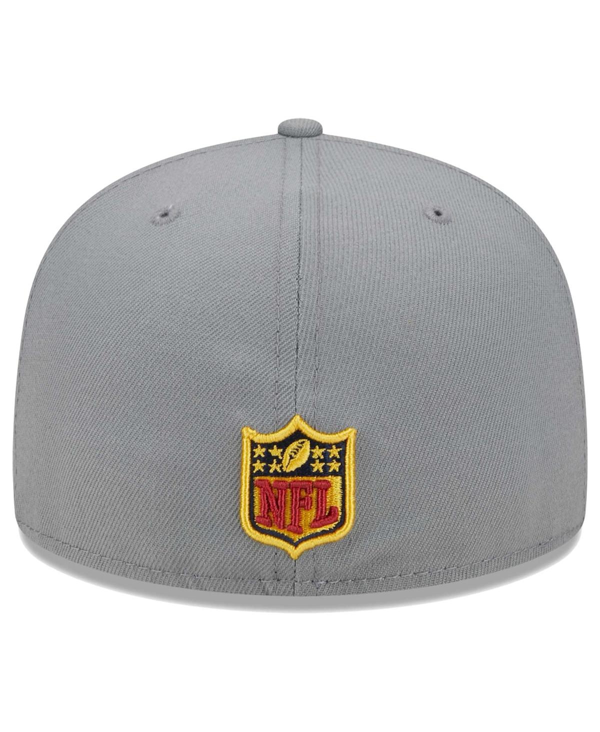 Shop New Era Men's  Gray New England Patriots Color Pack 59fifty Fitted Hat