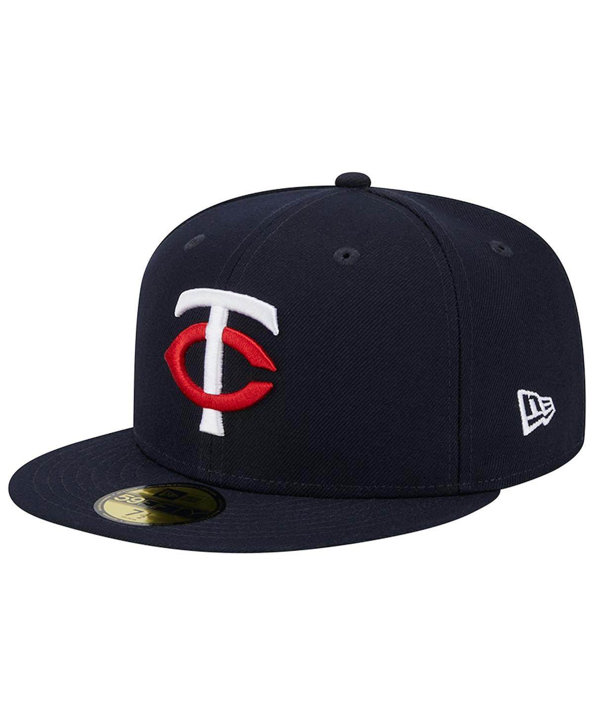 Men's New EraMinnesota Twins 1987 World Series Team Color 59FIFTY Fitted Hat - Navy