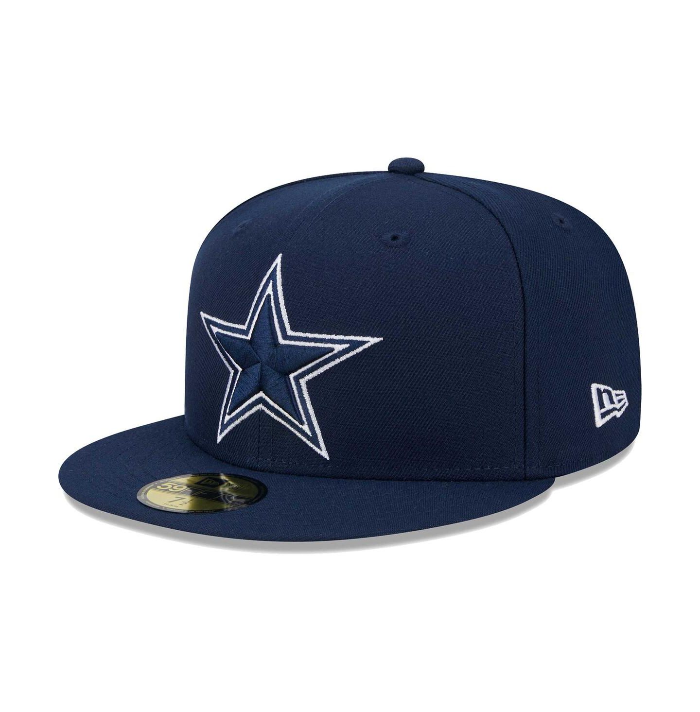 Мужская кепка New Era Navy Dallas Cowboys Main Patch 59FIFTY Fitted Hat — фото 4