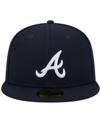 Men's Navy Atlanta Braves 2021 World Series Team Color 59FIFTY Fitted Hat