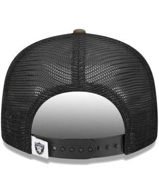 Big Boys and Girls Camo Las Vegas Raiders Main Trucker 9FIFTY Snapback Hat