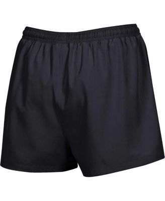 Women's Black Georgia Bulldogs Football Fan High Waist Shorts