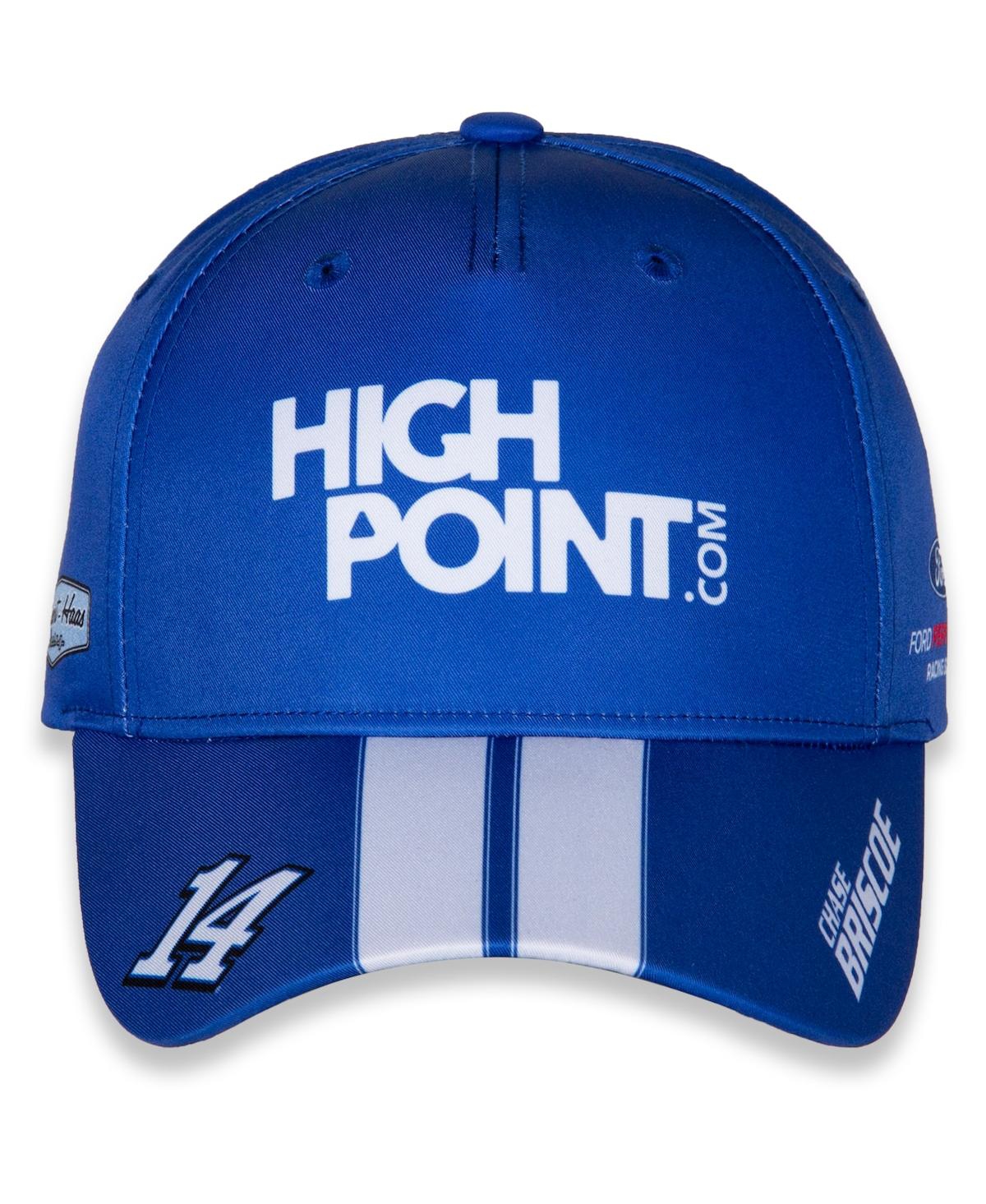 Men's Stewart-Haas Racing Team Collection White Chase Briscoe Highpoint.com Uniform Adjustable Hat - White
