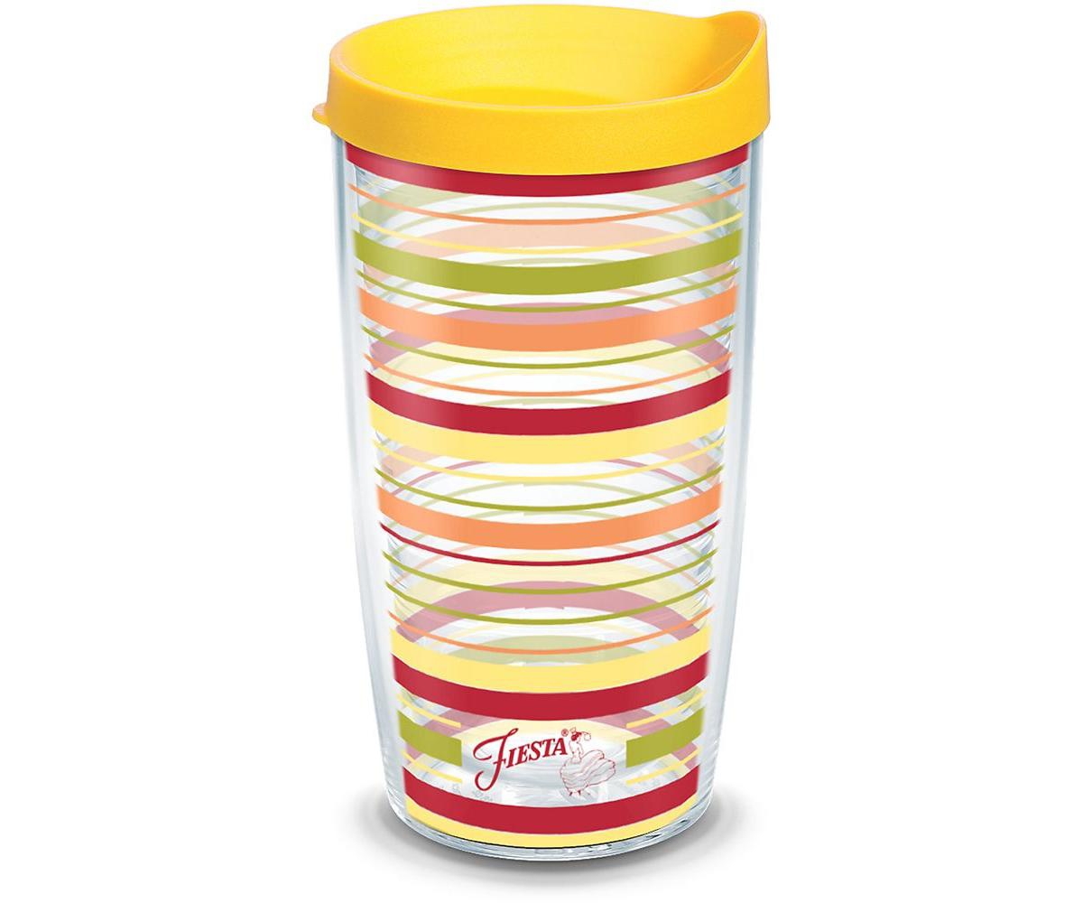 Tervis Tumbler Tervis Fiesta Sunny Stripes Made In Usa Double Walled Insulated Tumbler Travel Cup Keeps Drinks Cold In Open Miscellaneous