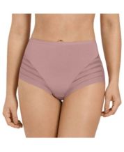 Emerson Women's Shaping Brief 2 Pack - Brown & Pink - Size 8-10