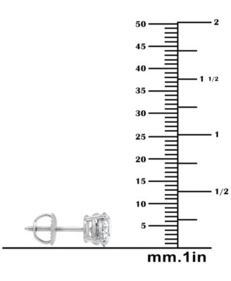 Certified Lab Grown Diamond Stud Earrings (4 ct. t.w.) in 14k Gold