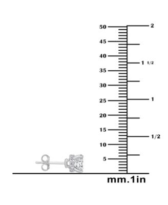 Certified Lab Grown Diamond Halo Stud Earrings (2-1/2 ct. t.w.) in 14k Gold