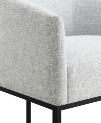 Jace 35.4" Polyester Upholstered Counter Stool