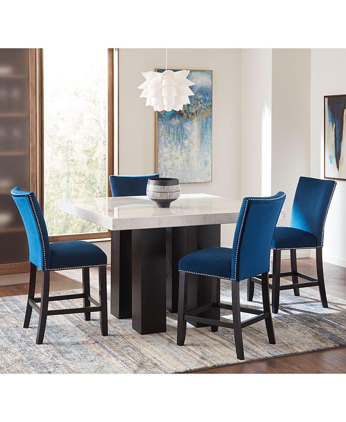 Camila square sales counter height table