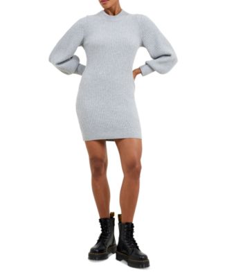 French Connection Women s Vhari Ribbed Crewneck Dress Macy s