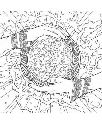 The Unofficial Wheel of Time Coloring Book- From the Two Rivers to the White Tower, Color Your Way Through the World of the Wheel by Tayla Blaire