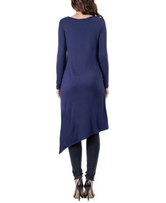 Women's Long Sleeve Knee Length Tunic Top