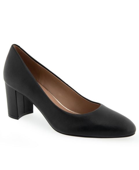 Женские туфли Aerosoles Betsy Pumps, цвет: Чёрный кожаный