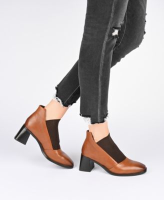 Women's Stylla Stretch Vamp Block Heel Shooties