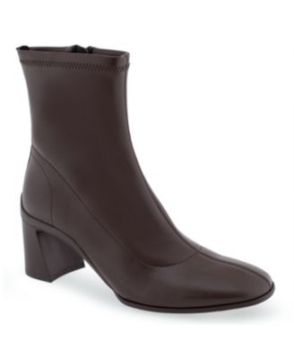 Macy's brown ankle boots hotsell