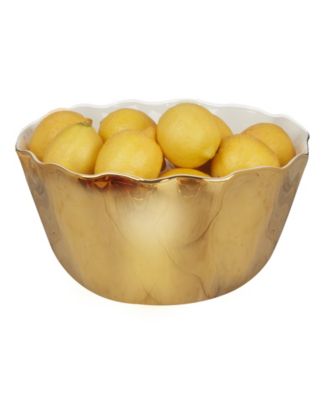 Gold-Silver Tone Coast Deep Bowl