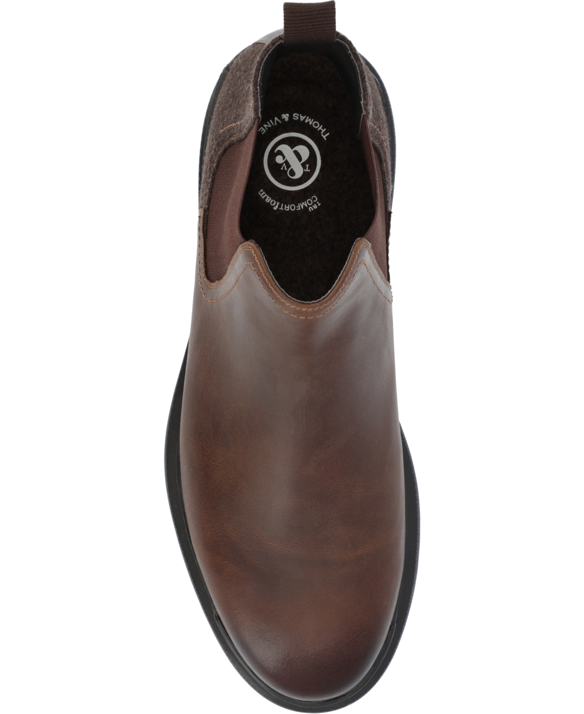 Thomas & Vine Men's Tilton Water Resistant Tru Comfort Foam Plain Toe Chelsea Boots