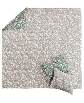 Home Bretton Woods Green Reversible Quilt Sets