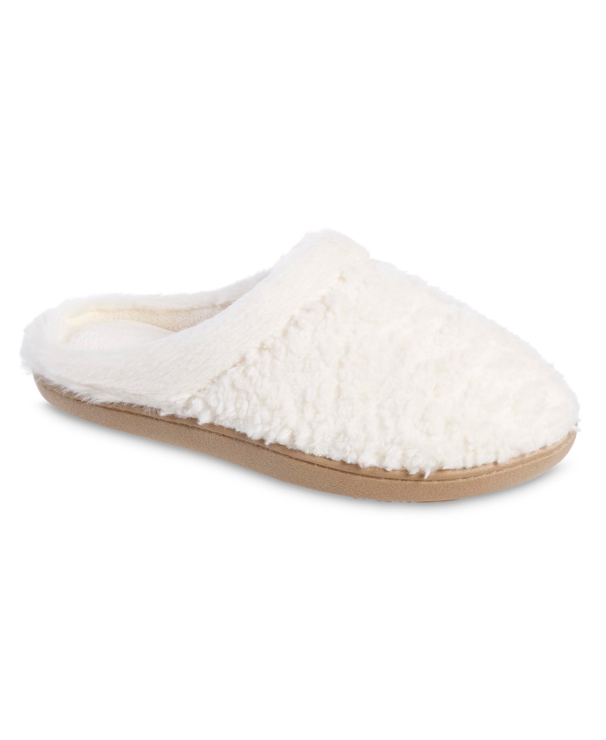 Isotoner women's chenille sage hoodback slippers discount