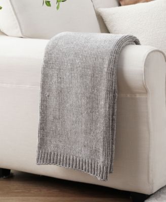 Lifestyle Solid Woven Micro Chenille Throw, 51" x 67"