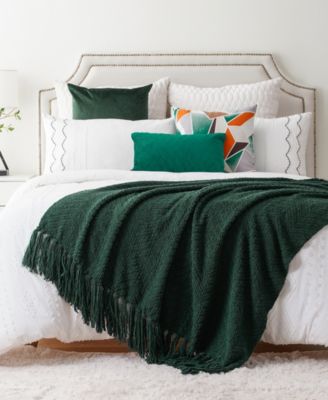 Classic Textured Woven Micro Chenille Throw, 60" x 80"