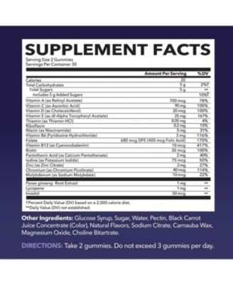 Multivitamin Gummies, Natural Fruit Flavor, 60ct