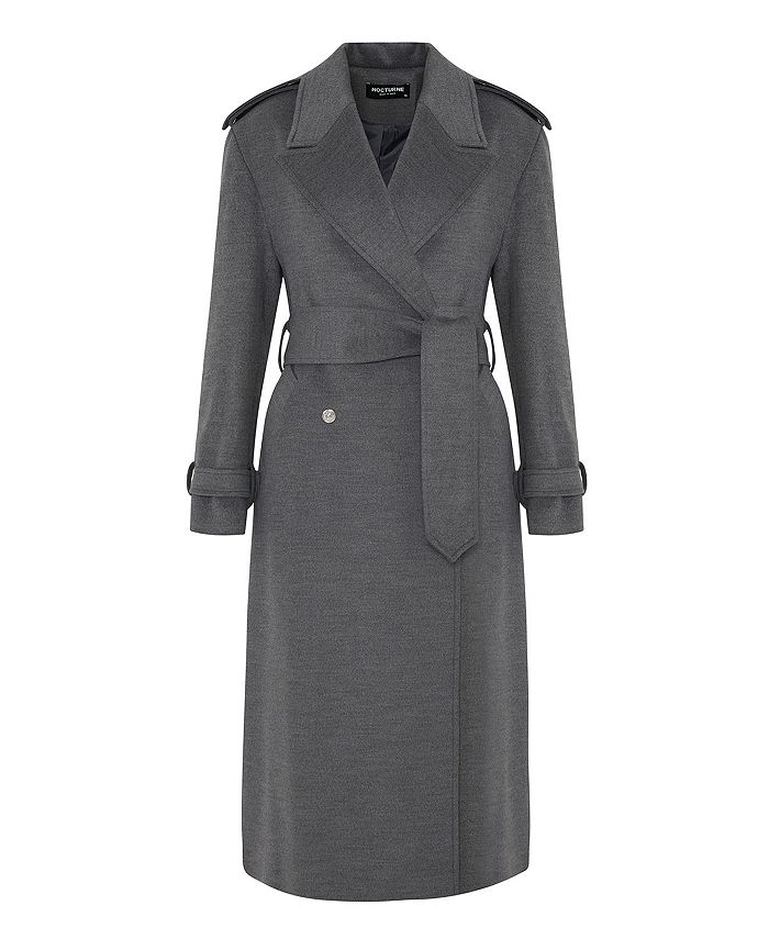 NOCTURNE Women's Belted Coat - Macy's