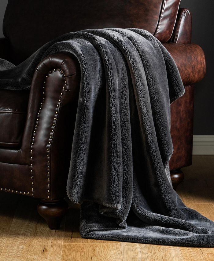 Battilo Luxury Heavy Weight Plush Mink Throw, 50" x 60" Macy's