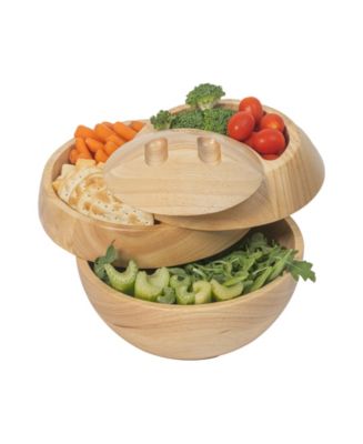 Tappas Madeira Tiered Serving Container and Tray - Macy's