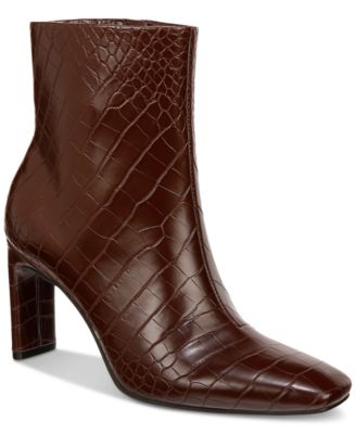 Women's Terrie Square-Toe Booties, Created for Macy's