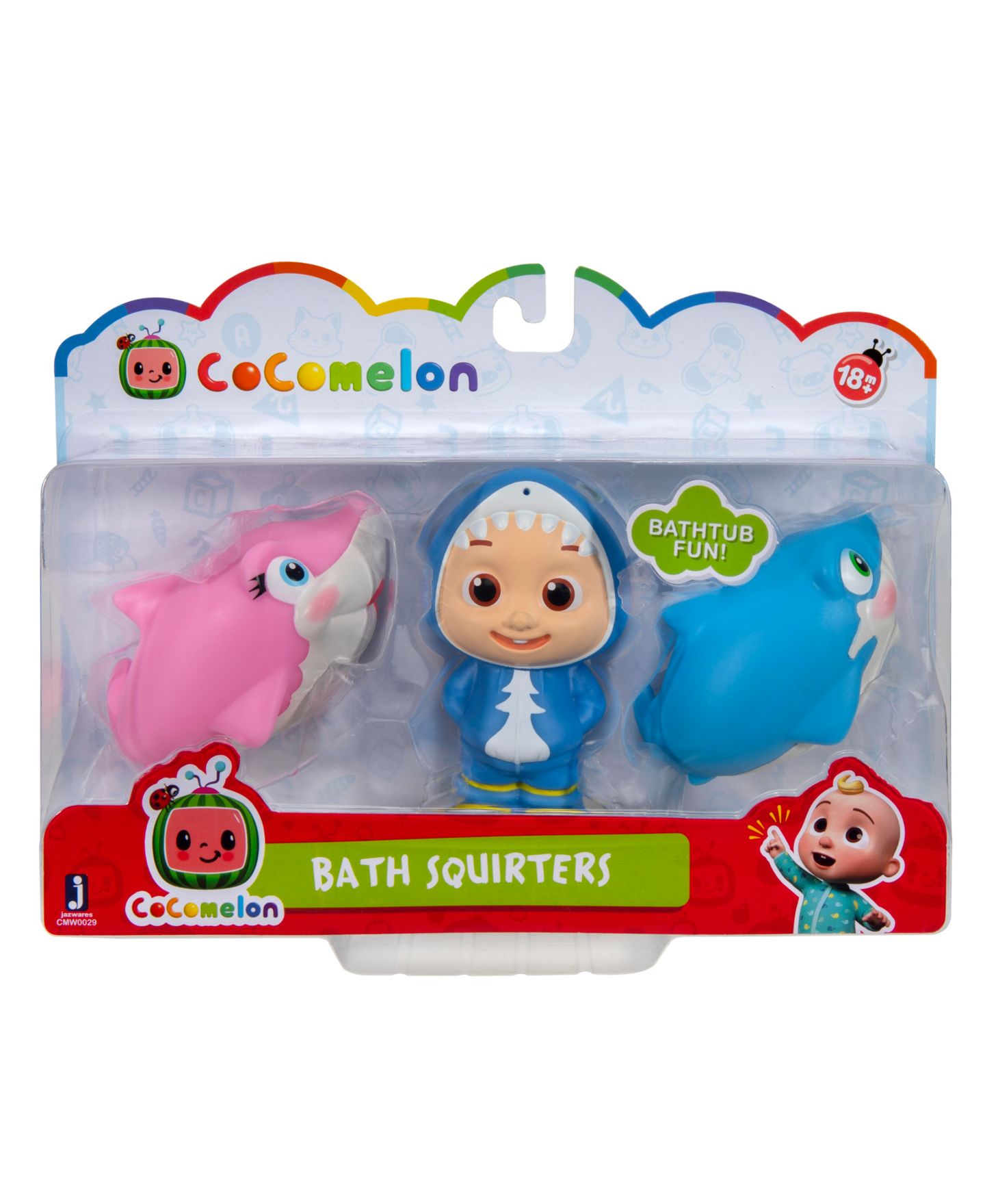 Детские игрушки CoComelon 3 Pack Bath Squirters — фото 13