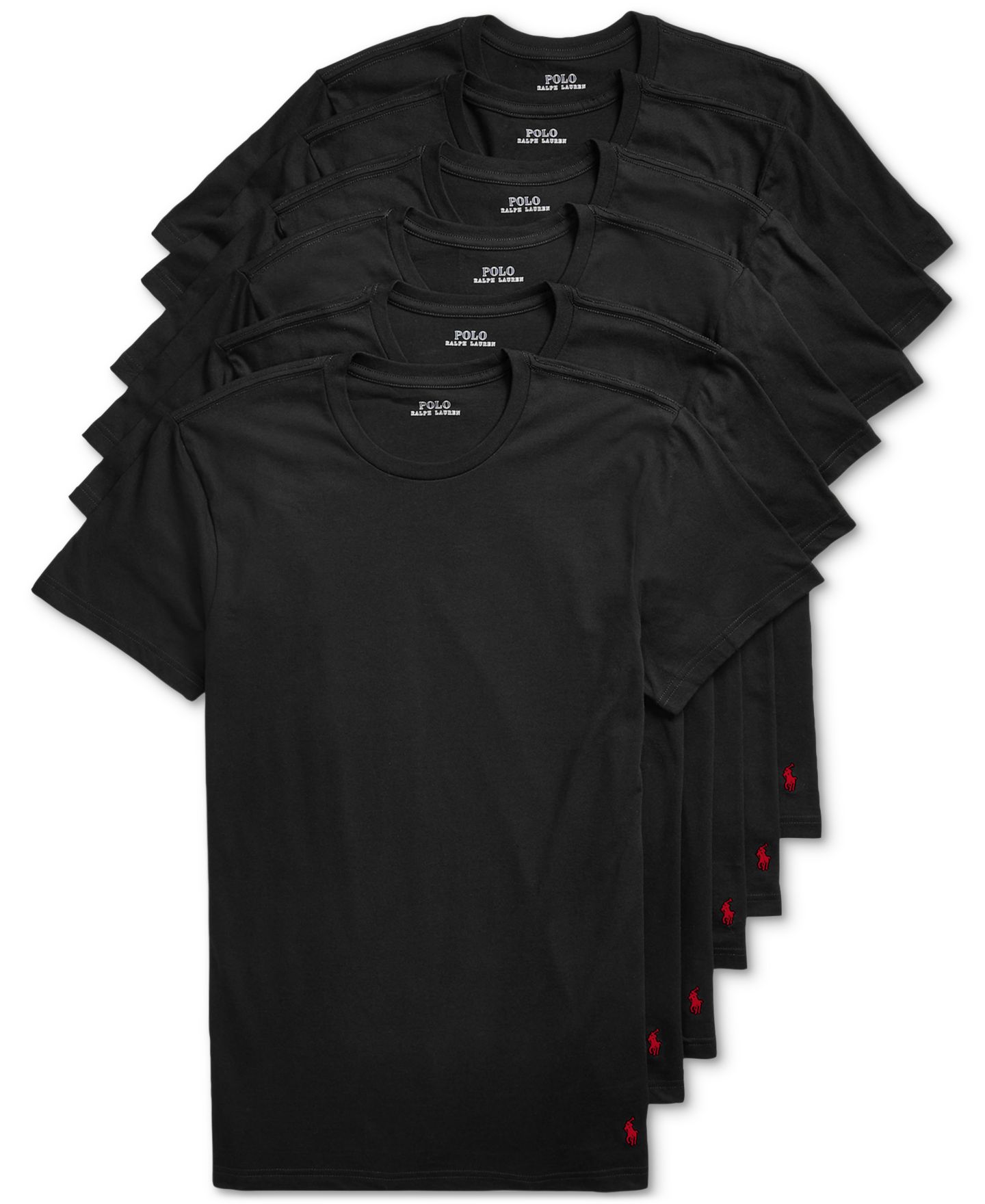 Бельё Undershirts для мужчин, хлопок, свитшоты — Polo Ralph Lauren, цвет: Чёрный — фото 1