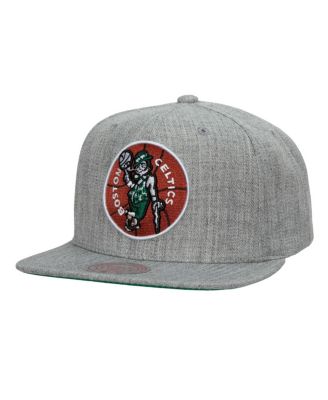 Men's Heather Gray Boston Celtics Hardwood Classics 2.0 Snapback Hat