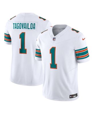 Nike Men's Tua Tagovailoa White Miami Dolphins Alternate Vapor F.U.S.E.  Limited Jersey - Macy's