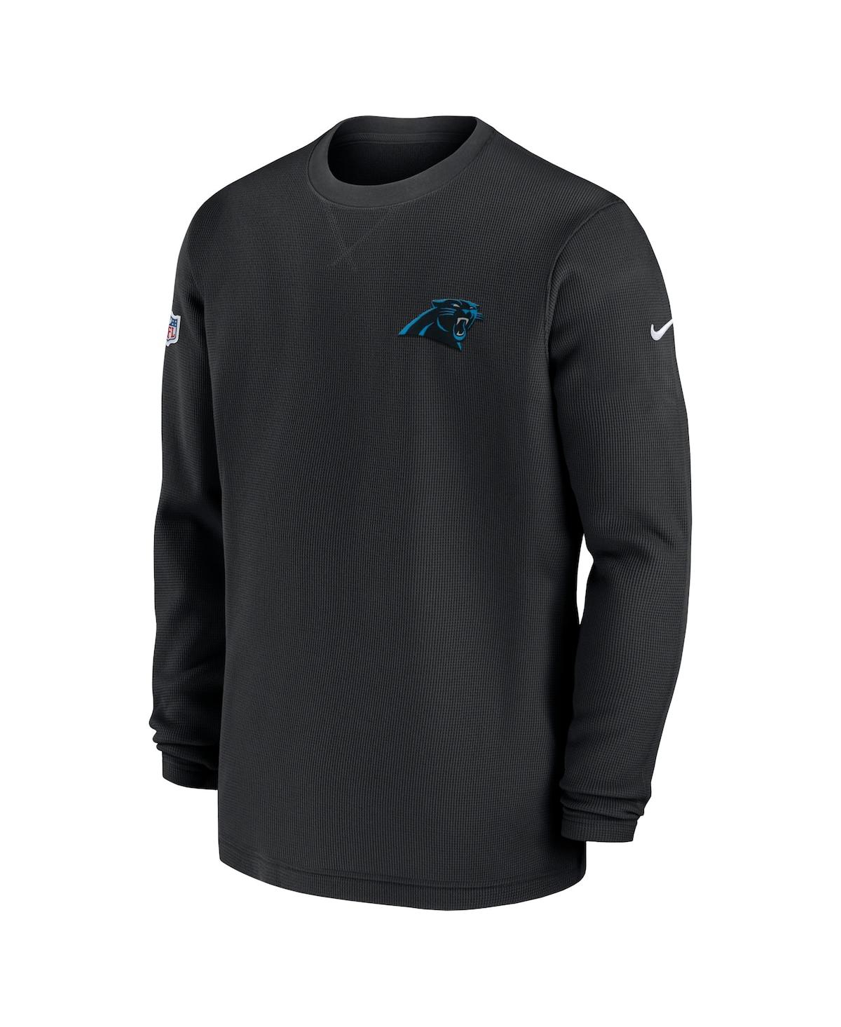 Men's NikeCarolina Panthers 2023 Sideline Long Sleeve Performance T-shirt - Black