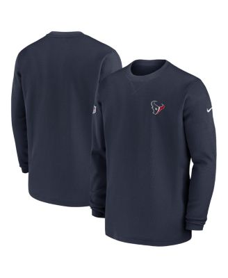 Men's Nike Navy Houston Texans Sideline Club Fleece Pullover Hoodie Size: Medium