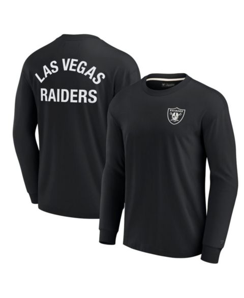 Футболка Fanatics Signature Black Las Vegas Raiders Super Soft Long Sleeve