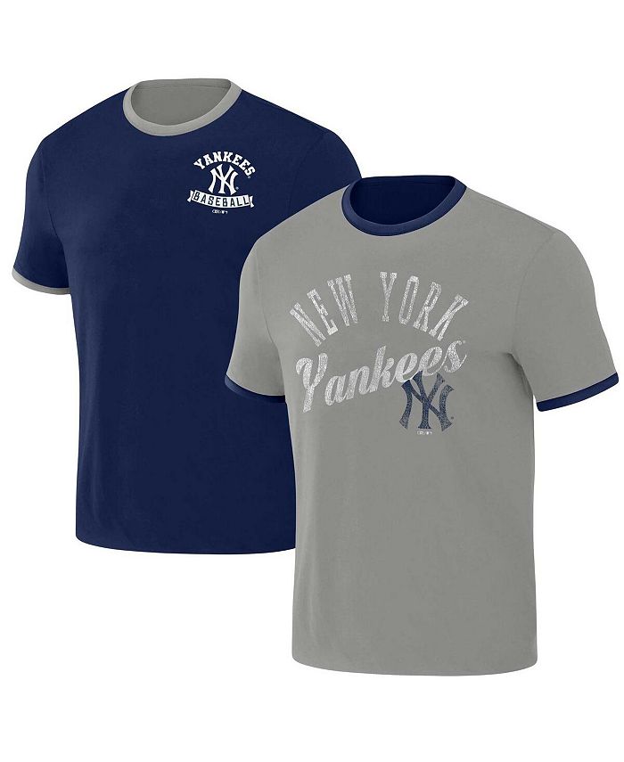 NIKE Mens T Shirt Size 2XL Grey Dri-FIT MLB NY Yankees Diamond