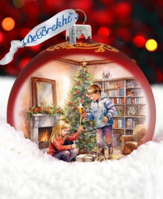 Cherished Moments Lg Mercury Christmas Glass Collectible Ornaments G. DeBrekht